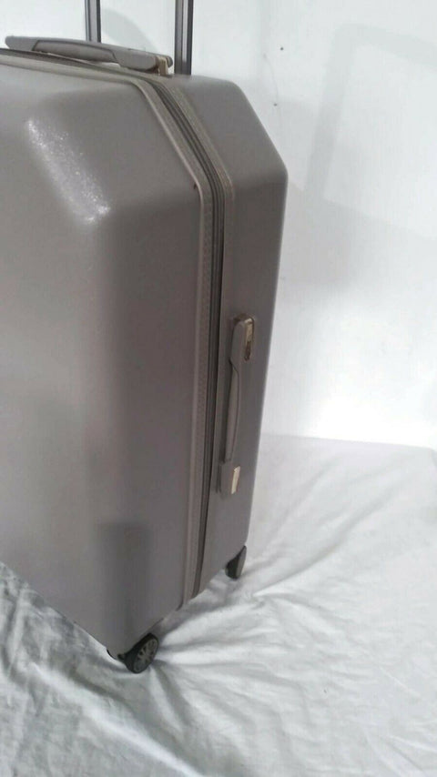$275 DKNY Allure 24" Hardcase Spinner Wheel Suitcase Travel Luggage GRAY