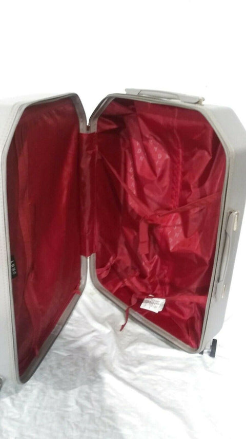 $275 DKNY Allure 24" Hardcase Spinner Wheel Suitcase Travel Luggage GRAY