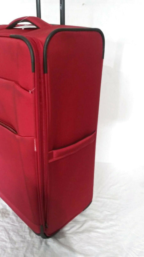 $240 Revo Airborne 29" Soft Spinner Large Check in Suitcase luggage Red