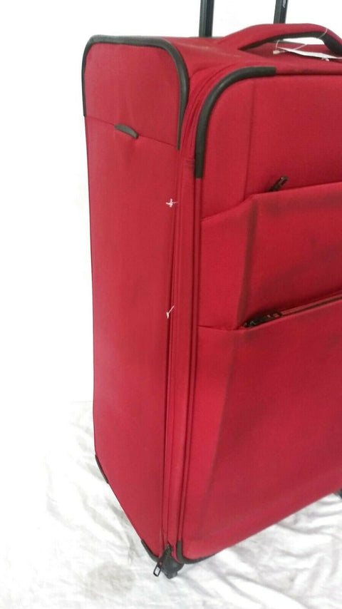 $240 Revo Airborne 29" Soft Spinner Large Check in Suitcase luggage Red