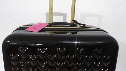$350 Betsey Johnson Heart To Heart 30" Hardside Expandable Spinner Suitcase