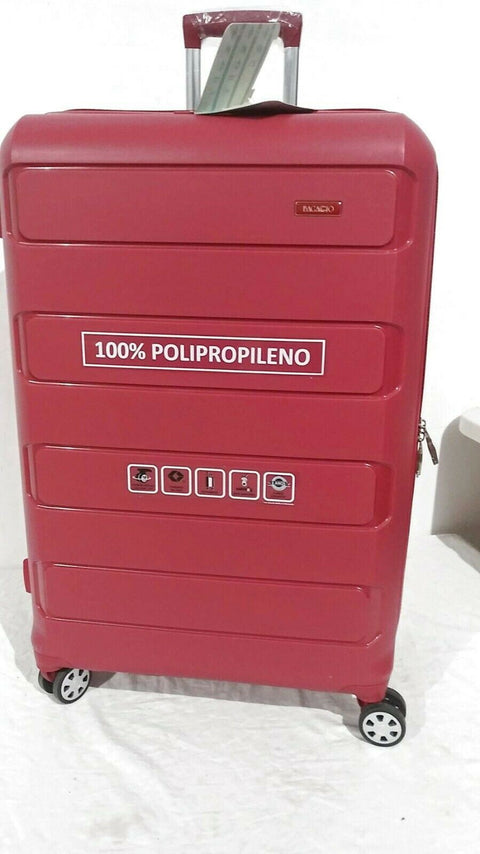 $599 Bagaggio Athenas 28" Luggage Suitcase Spinner Large Red Upright Hardcase