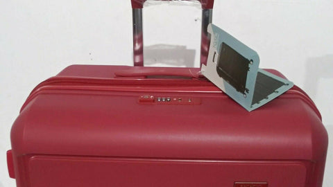 $599 Bagaggio Athenas 28" Luggage Suitcase Spinner Large Red Upright Hardcase