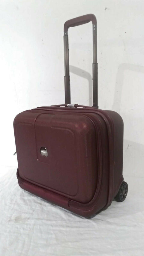 $220 DELSEY Helium 4.0 Cherry Carry ON Under Seat Luggage suitcase Hardcase 16''