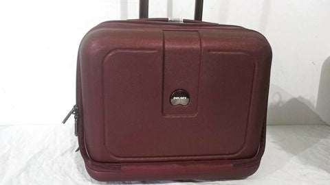 $220 DELSEY Helium 4.0 Cherry Carry ON Under Seat Luggage suitcase Hardcase 16''