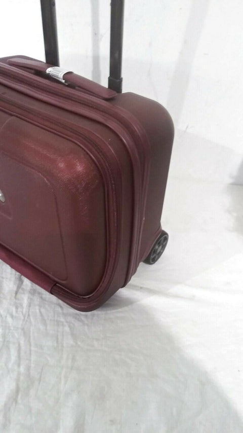 $220 DELSEY Helium 4.0 Cherry Carry ON Under Seat Luggage suitcase Hardcase 16''