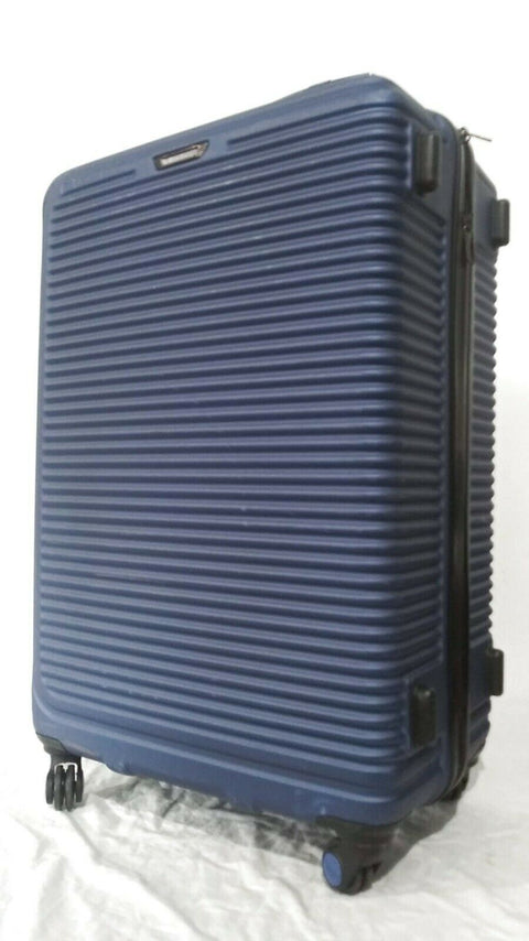 $380 Travel Select Savannah 28" Hard-Shell Spinner Luggage Suitcase Blue Upright
