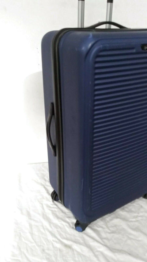 $380 Travel Select Savannah 28" Hard-Shell Spinner Luggage Suitcase Blue Upright