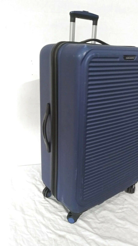 $380 Travel Select Savannah 28" Hard-Shell Spinner Luggage Suitcase Blue Upright