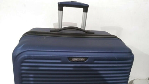 $380 Travel Select Savannah 28" Hard-Shell Spinner Luggage Suitcase Blue Upright