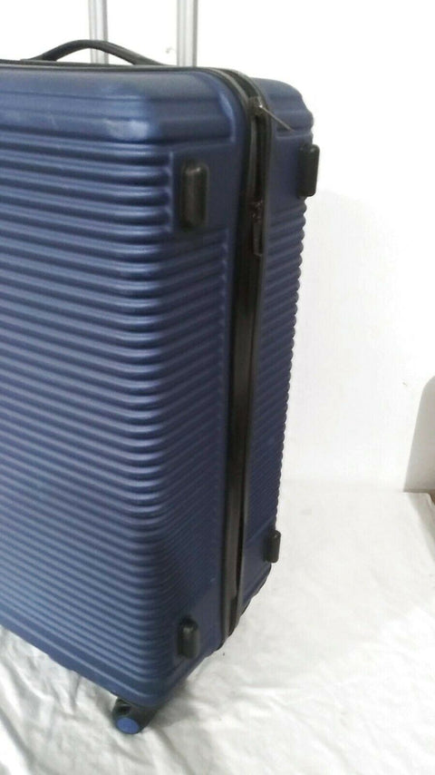 $380 Travel Select Savannah 28" Hard-Shell Spinner Luggage Suitcase Blue Upright