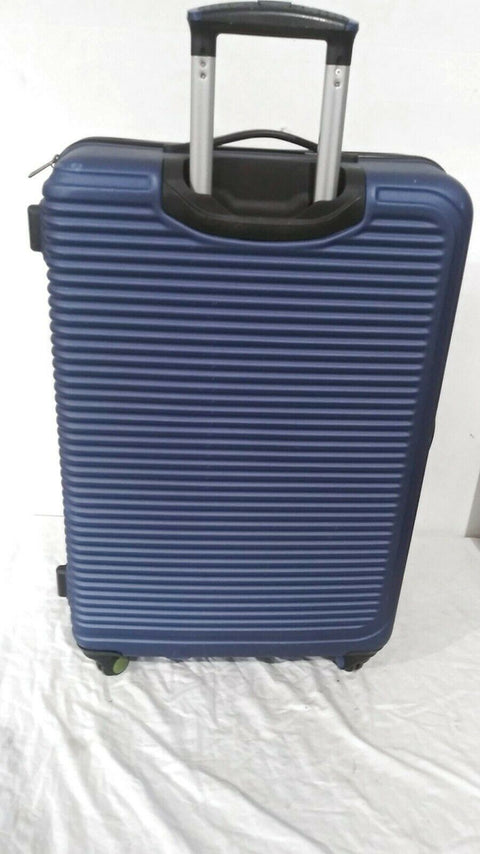 $380 Travel Select Savannah 28" Hard-Shell Spinner Luggage Suitcase Blue Upright