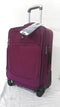 $180 New Skyway Epic 20" Softside Carry-On Expandable Spinner Suitcase Purple - evorr.com