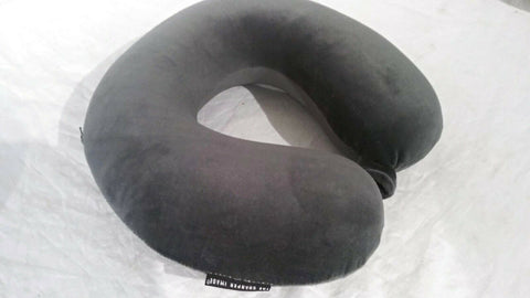 Sharper Image Gray Travel Memory foam Neck Pillow