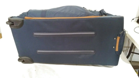 $380 Skyway Globe Trekker 2 Compartment Rolling Wheeled Duffel Bag 34" Blue