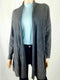 $80 Charter Club Women Pleated Long Sleeve Front Open Cardigan Sweater Shrug L