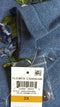 Karen Scott Women Long Sleeve Blue Embroidery Button Cardigan Sweater Plus 3X