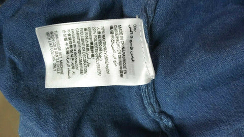 Karen Scott Women Long Sleeve Blue Embroidery Button Cardigan Sweater Plus 3X