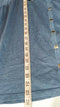 Karen Scott Women Long Sleeve Blue Embroidery Button Cardigan Sweater Plus 1X
