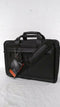 $320 NEW Samsonite Leather Expandable Laptop Briefcase Bag Black Business Case