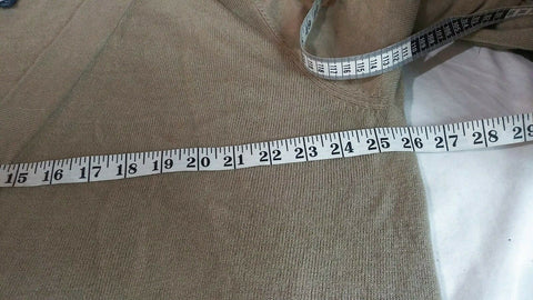 Karen Scott Women Long Sleeve Beige Knit Front Open Cardigan Sweater Plus 3X