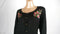 Karen Scott Women's Long Sleeve Black Embroidery Button Cardigan Sweater Plus 0X