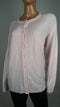 New Karen Scott Women Long Sleeve Pink Pearl Button Cardigan Sweater Plus 1X