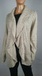 Karen Scott Women Long Sleeve Marl Front Open Ruffle Cardigan Sweater Plus 2X