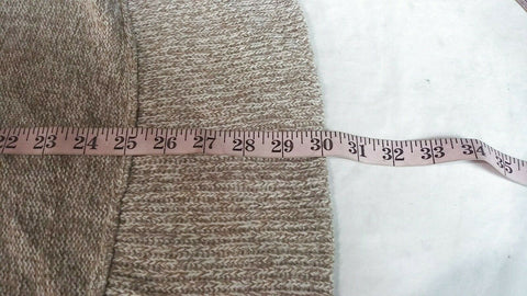 Karen Scott Women Long Sleeve Marl Front Open Ruffle Cardigan Sweater Plus 2X