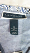 Karen Scott Women 3/4 Sleeve Henley Neck Blue Paisley Print Blouse Top Plus 1X