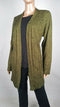 Karen Scott Women Long Sleeve Green Front Open Cardigan Duster Sweater Plus 1X