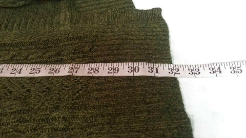 Karen Scott Women Long Sleeve Green Front Open Cardigan Duster Sweater Plus 1X
