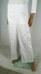 ALFRED DUNNER Women Straight Pull-On Dress-Pants White Elastic Waist Plus 24W