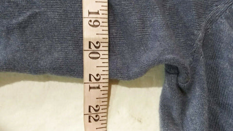 New Karen Scott Women Long Sleeve Blue Knit Front Open Cardigan Sweater Plus 0X