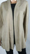 Karen Scott Women Long Sleeve Beige Knit Front Open Cardigan Sweater Plus 1X