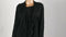 Karen Scott Women Long Sleeve Black Front Open Ruffle Cardigan Sweater Plus 3X