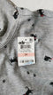 Karen Scott Women Long-Sleeve Mock Neck Sneaky Kitty Christmas Gray Top Plus 2X