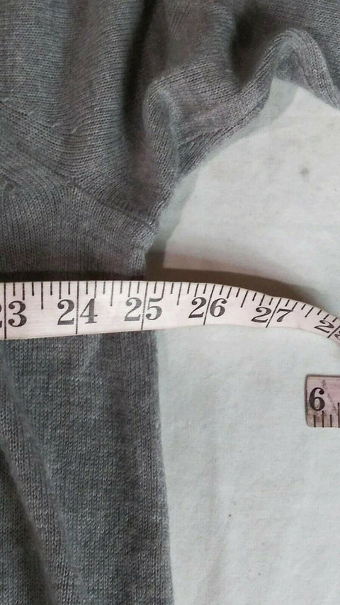 New Karen Scott Women Long Sleeve Gray Pearl Button Cardigan Sweater Plus 2X
