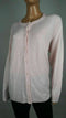 New Karen Scott Women's Long Sleeve Pink Pearl-Button Cardigan Sweater Plus 1X