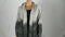 $89 STYLE&CO Women Long Sleeve Gray Front Open Hooded Cardigan Sweater Plus 3X