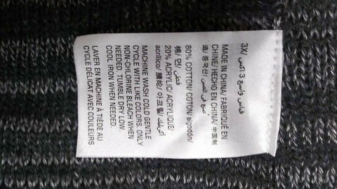 $89 STYLE&CO Women Long Sleeve Gray Front Open Hooded Cardigan Sweater Plus 3X