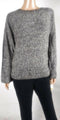 New STYLE&CO Women's Bell Sleeve Marled Knit Pullover Sweater Gray Plus 1X