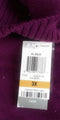 Charter Club Women Long Roll Sleeve Purple Pullover Scoop-Neck Sweater Plus 3X