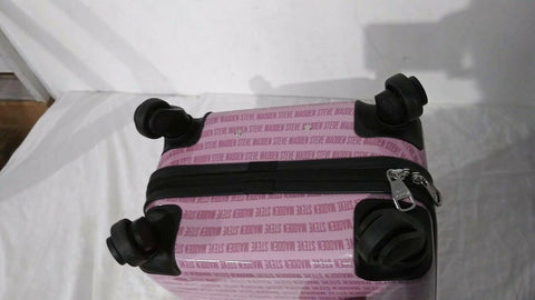 $380 New Steve Madden Signature 20" Carry On Luggage Hard Case Suitcase Spinner