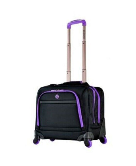 $200 New Olympia Hover Spinner Rolling Tote Black Under Seat Luggage Softcase
