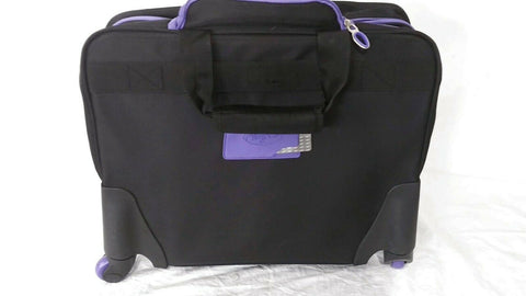 $200 New Olympia Hover Spinner Rolling Tote Black Under Seat Luggage Softcase