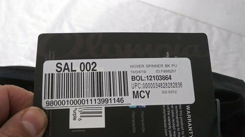 $200 New Olympia Hover Spinner Rolling Tote Black Under Seat Luggage Softcase
