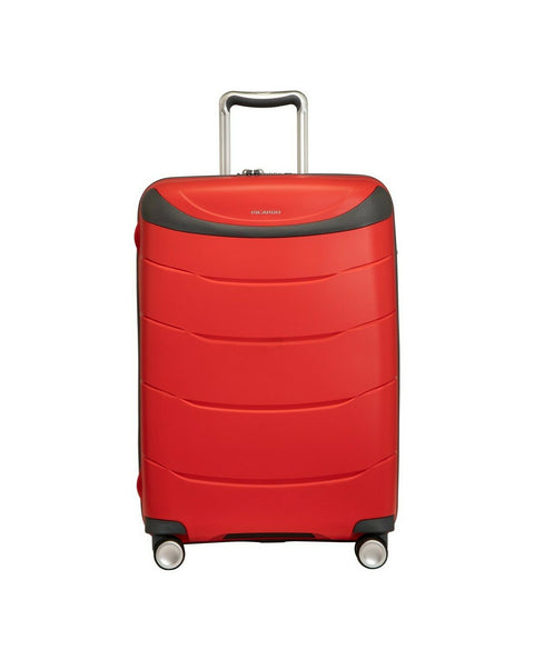 $320 Ricardo Mendocino 24" Spinner Upright Luggage Suitcase Red w/ TSA Hardcase
