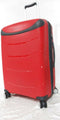 $320 Ricardo Mendocino 24" Spinner Upright Luggage Suitcase Red w/ TSA Hardcase