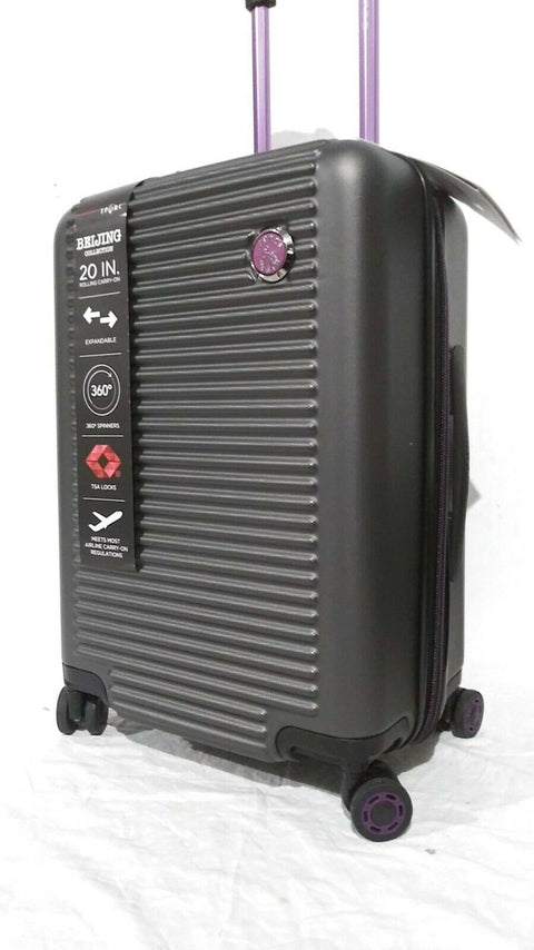 $280 New Traveler's Club Beijing Hard side 20" Carry On TSA Luggage Suitcase